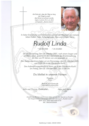 Parte Rudolf Linda + 14.10.2021