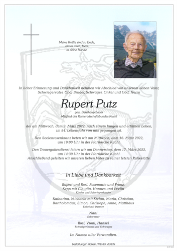 Rupert Putz +09.03.2022