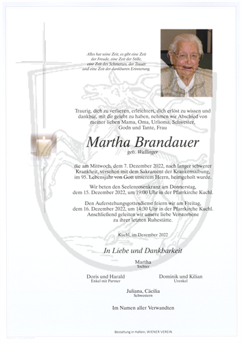 Brandauer Martha + 07.12.2022