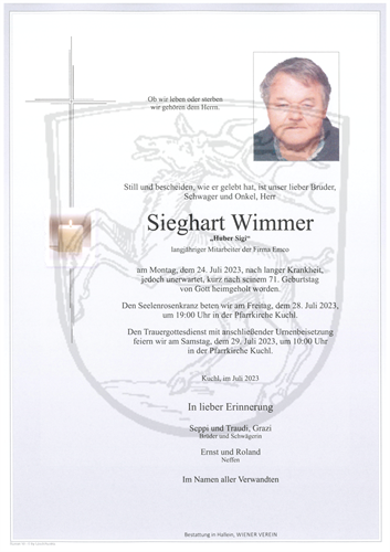 Wimmer Sieghart + 24.07.2023