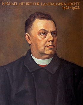 Porträt Michael Neureiter von Theodor Kern 1929